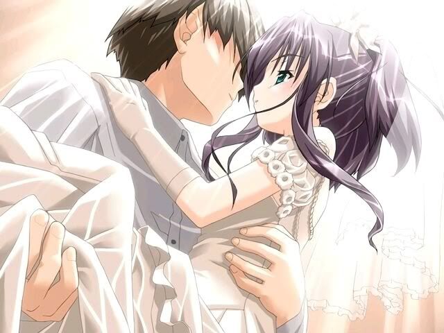 Anime Couple Kissing Or Hug