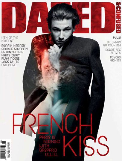 O ator francês Gaspard Ulliel na capa da Dazed & Confused de junho