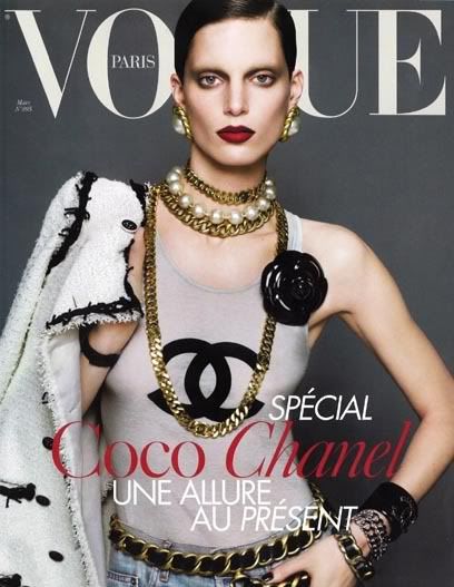 Iris Strubegger na capa da Vogue Paris