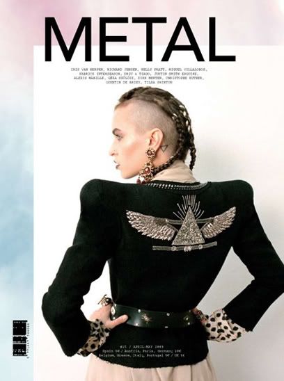 Alice Dellal para a Metal Magazine
