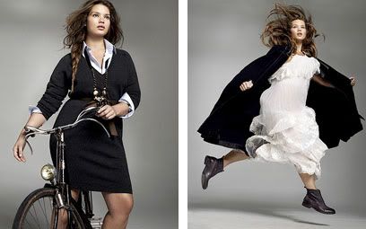 Tara Lynn para a Elle France especial moda plus size