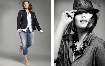 Tara Lynn para a Elle France especial moda plus size