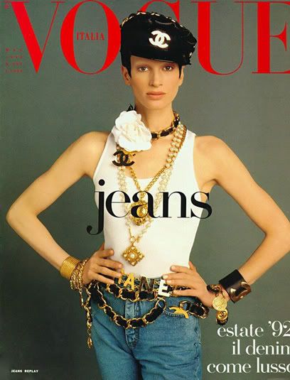 Kristen McMenamy na Vogue Italia de Maio de 1992