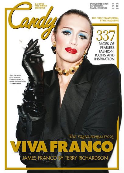 James Franco na capa da Candy Magazine N°2