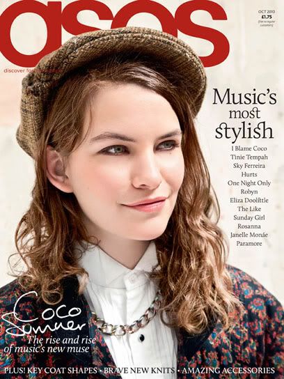 Coco Sumner na capa da ASOS Magazine