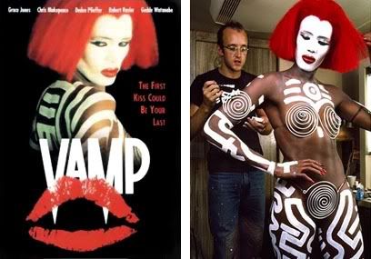 Keith Haring e Grace jones para Vamp (1986)