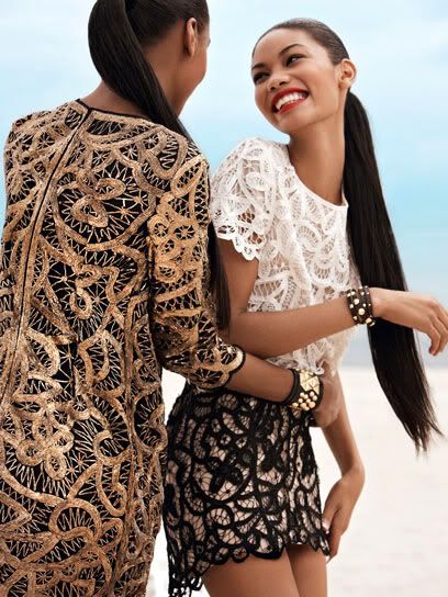 Chanel Iman e Jourdan Dunn na Teen Vogue de novembro por Patrick Demarchelier