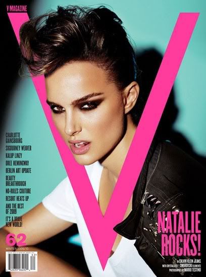 Natalie Portman fotografada por Mario Testino para a V Magazine