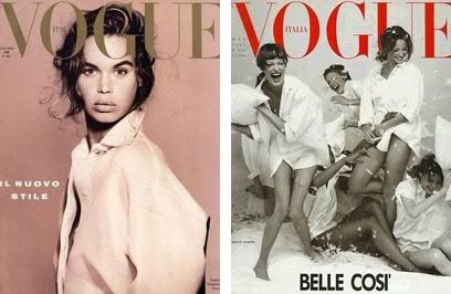Capas da Vogue Italia por Steven Meisel publicadas em livro