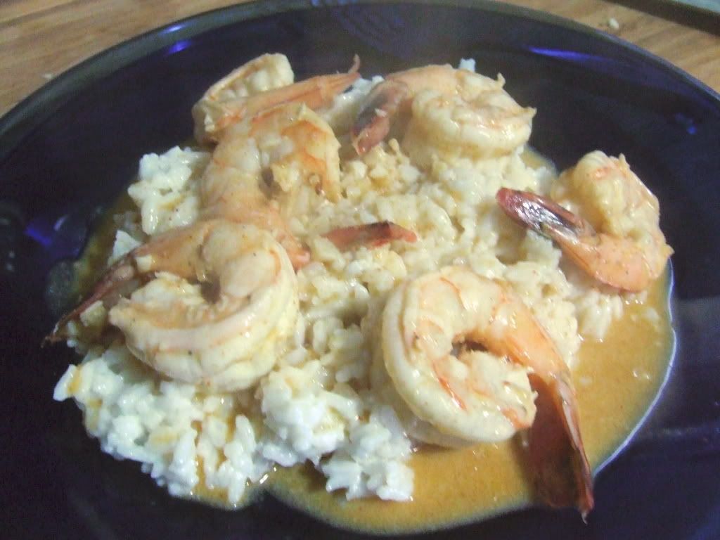 Spicy Shrimp with Coconut Rice