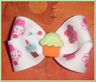 Lime green cupcake