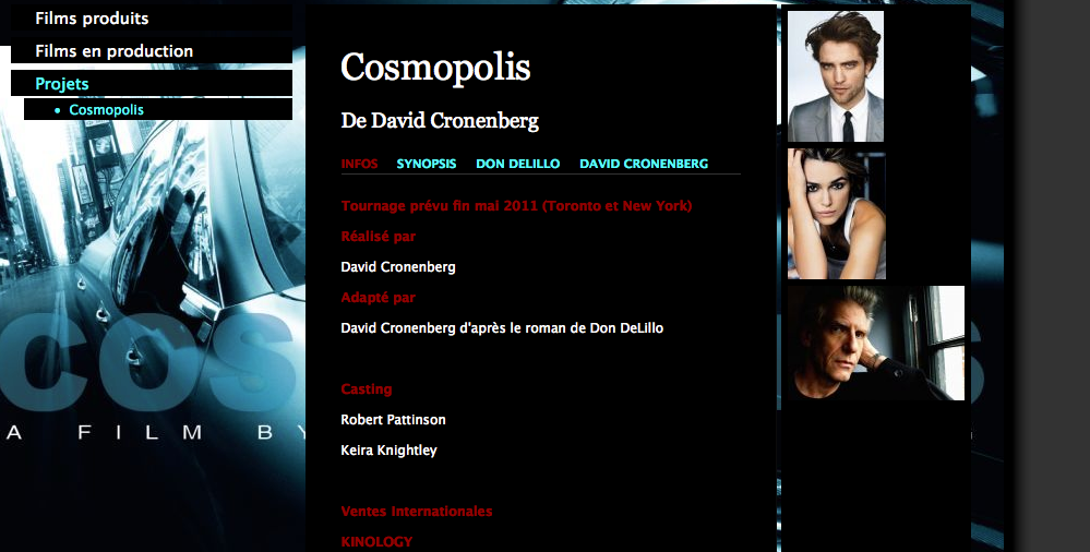 Keira Knightley To CoStar In Cosmopolis With Robert Pattinson