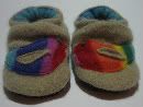 Rainbow Birdies Soft Soled Wool Shoes 18-24mths
