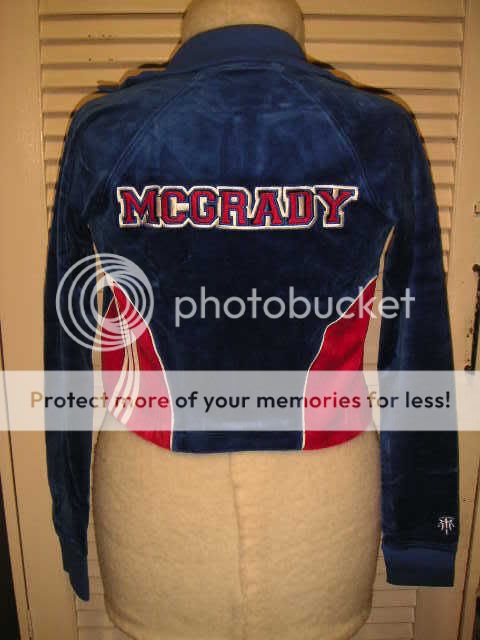 Brand New Adidas Girl Blue Tracy McGrady T Mac Jacket M