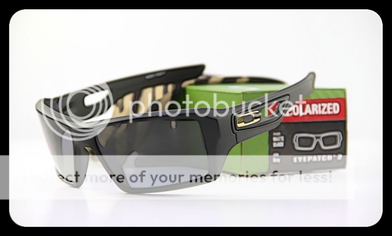 Oakley Sunglasses EYE PATCH 2 Matte Black/Grey Eyepatch POLARIZED 