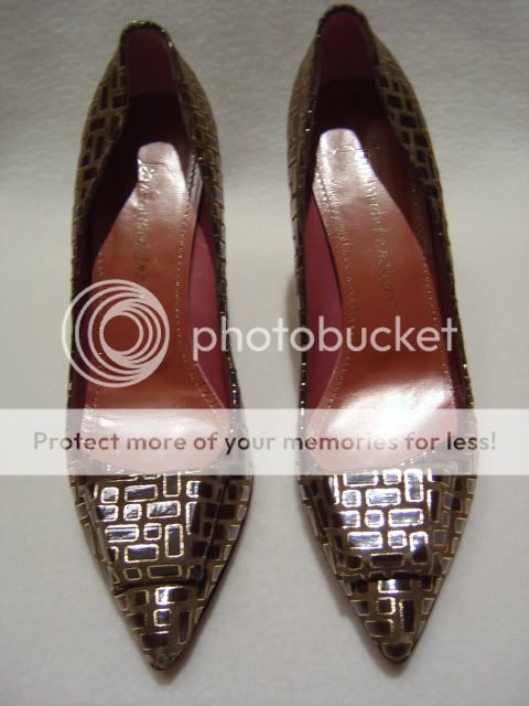 Jean Michel Cazabat Brown Point Pumps 40 / 10 NIB $545  