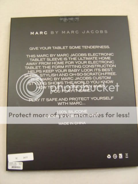 Marc Jacobs Black Neoprene Ipad Tablet Case NEW NWT $58  