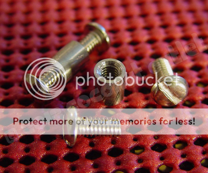   Screws TWO SETS STAINLESS tang hole Barrel Bolts JP Pivot hex  